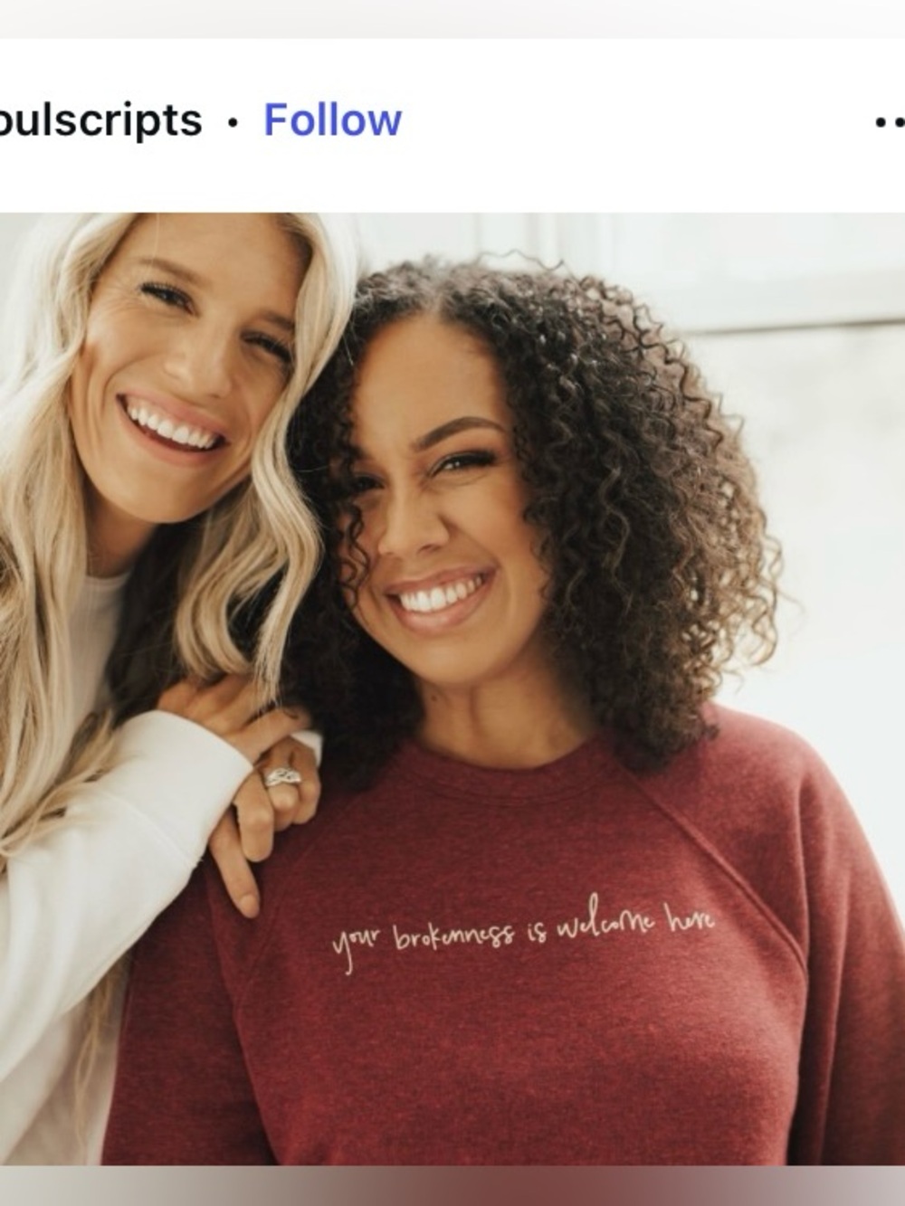 SoulScripts Jordan Lee Dooley Crewneck in Maroon
